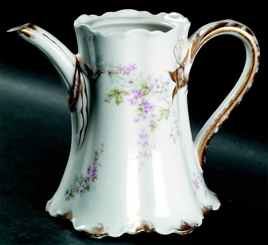 Schleiger 455h Teapot No Lid by Haviland-1