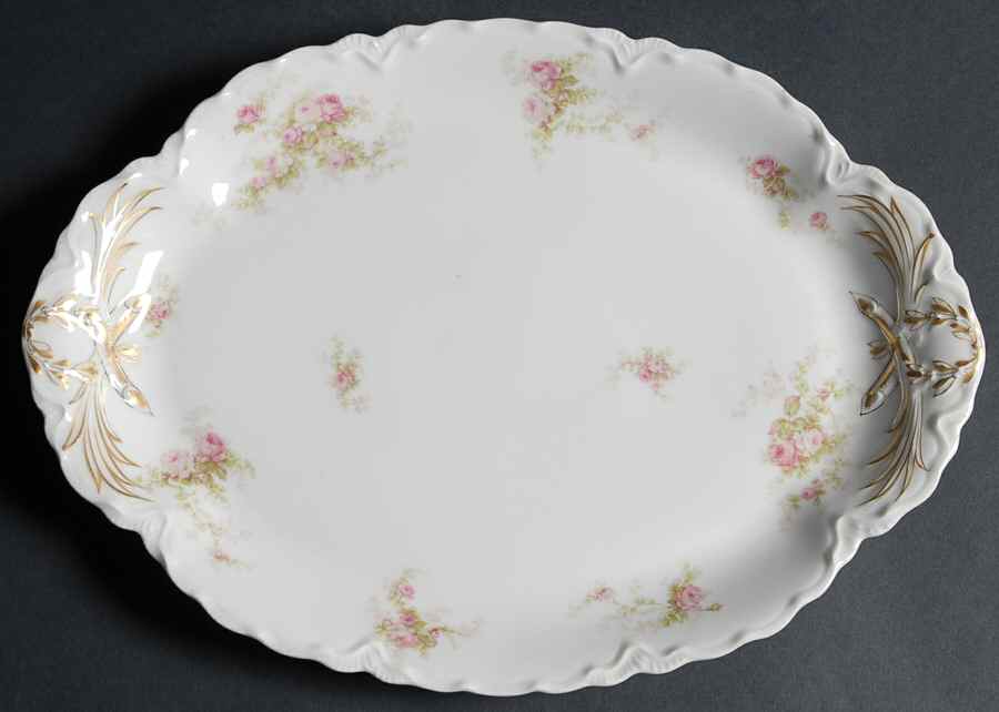 Schleiger 456 13" Oval Serving Platter by Haviland-1