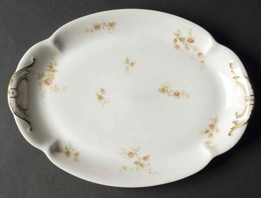 Schleiger 458 11" Oval Serving Platter by Haviland-1