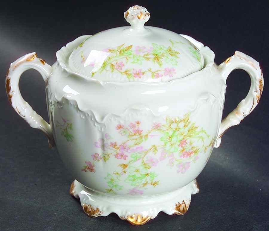 Schleiger 45A Sugar Bowl & Lid by Haviland-1