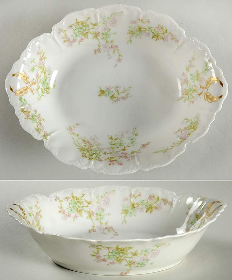 Schleiger 45A 9" Oval Vegetable Bowl by Haviland-1