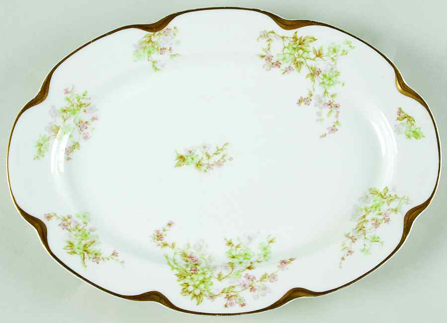 Schleiger 45b 11" Oval Serving Platter by Haviland-1