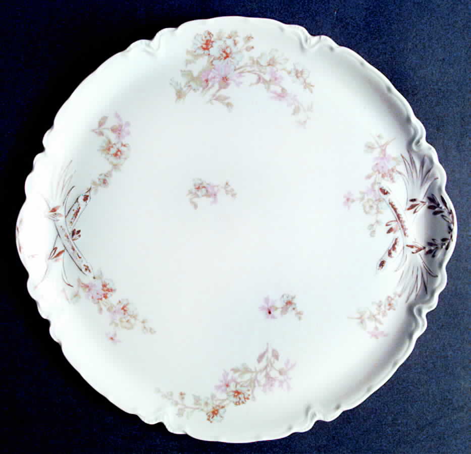 Schleiger 46 Handled Cake Plate by Haviland-1