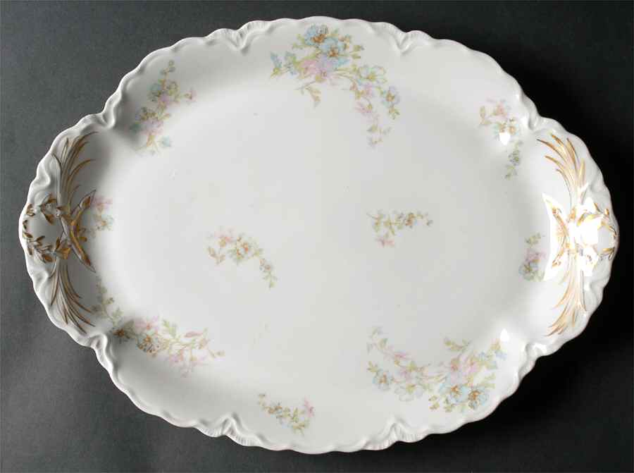 Schleiger 46 16" Oval Serving Platter by Haviland-1