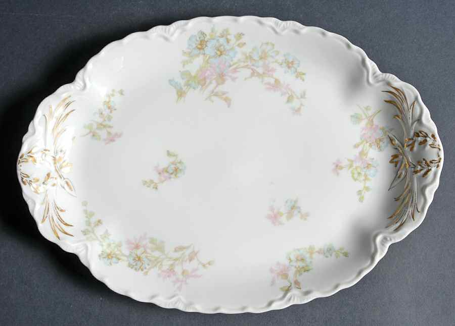Schleiger 46 11" Oval Serving Platter by Haviland-1