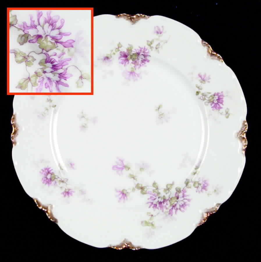 Schleiger 460f Dinner Plate by Haviland-1