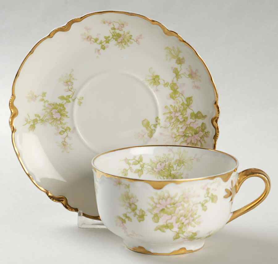 Schleiger 460G Oversized Cup & Saucer Set by Haviland-1