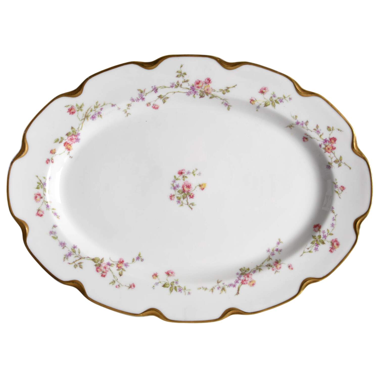 Schleiger 462b 13" Oval Serving Platter by Haviland-1