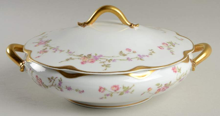 Schleiger 462b Round Covered Vegetable by Haviland-1