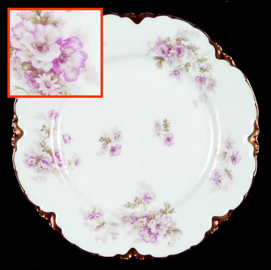 Schleiger 466e Dinner Plate by Haviland-1