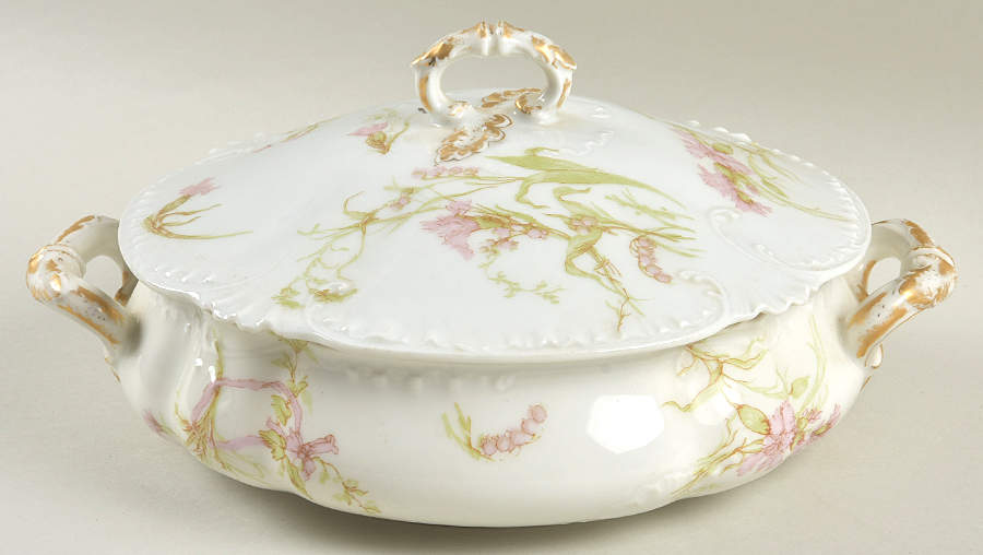 Schleiger 472c Round Covered Vegetable by Haviland-1