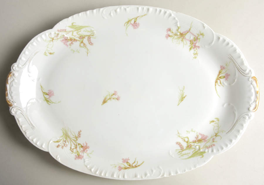 Schleiger 472c 20" Oval Serving Platter by Haviland-1