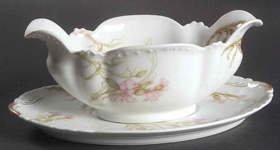 Schleiger 472c Gravy Boat & Underplate by Haviland-1
