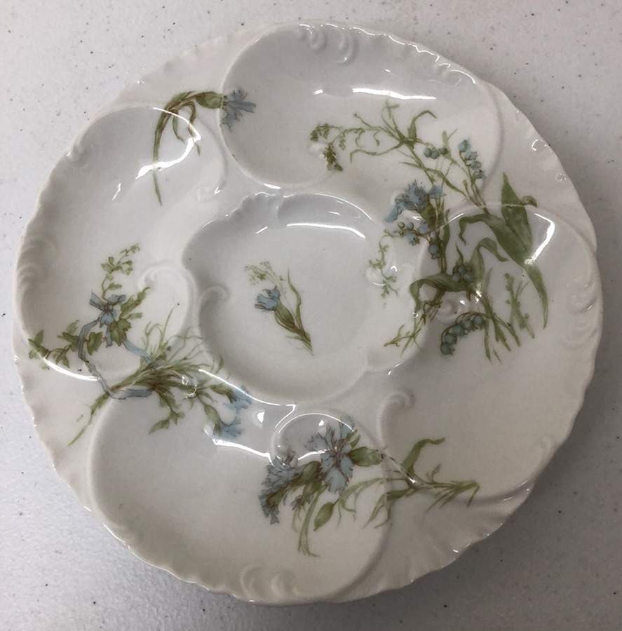 Schleiger 472d Oyster Plate by Haviland-1