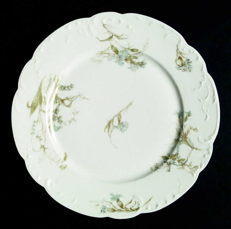 Schleiger 472d Dinner Plate by Haviland-1