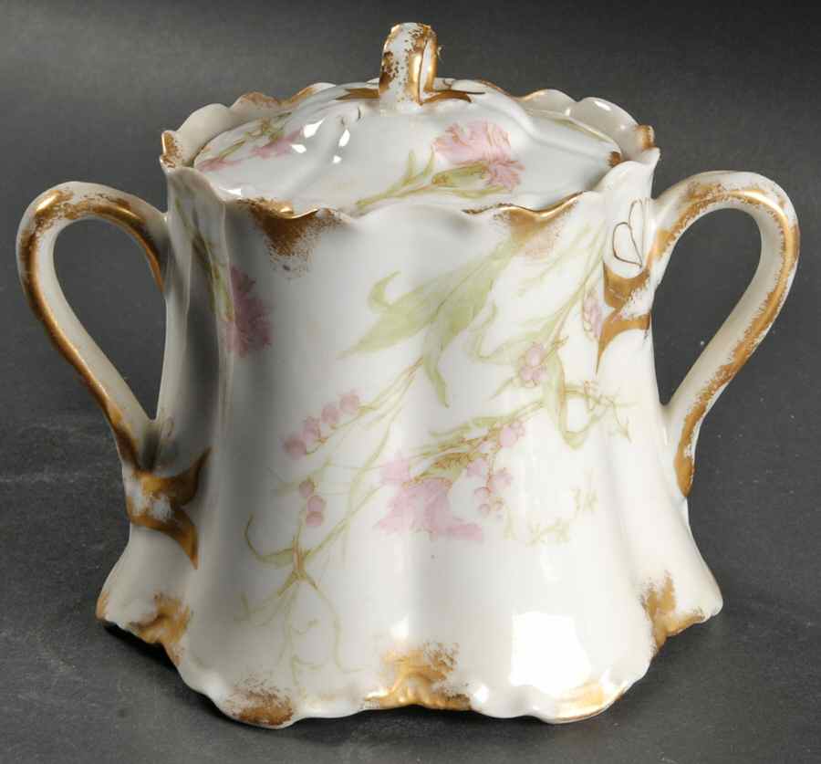 Schleiger 472e Sugar Bowl & Lid by Haviland-1