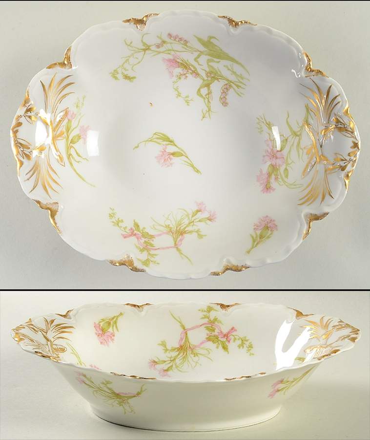 Schleiger 472e 10" Oval Vegetable Bowl by Haviland-1