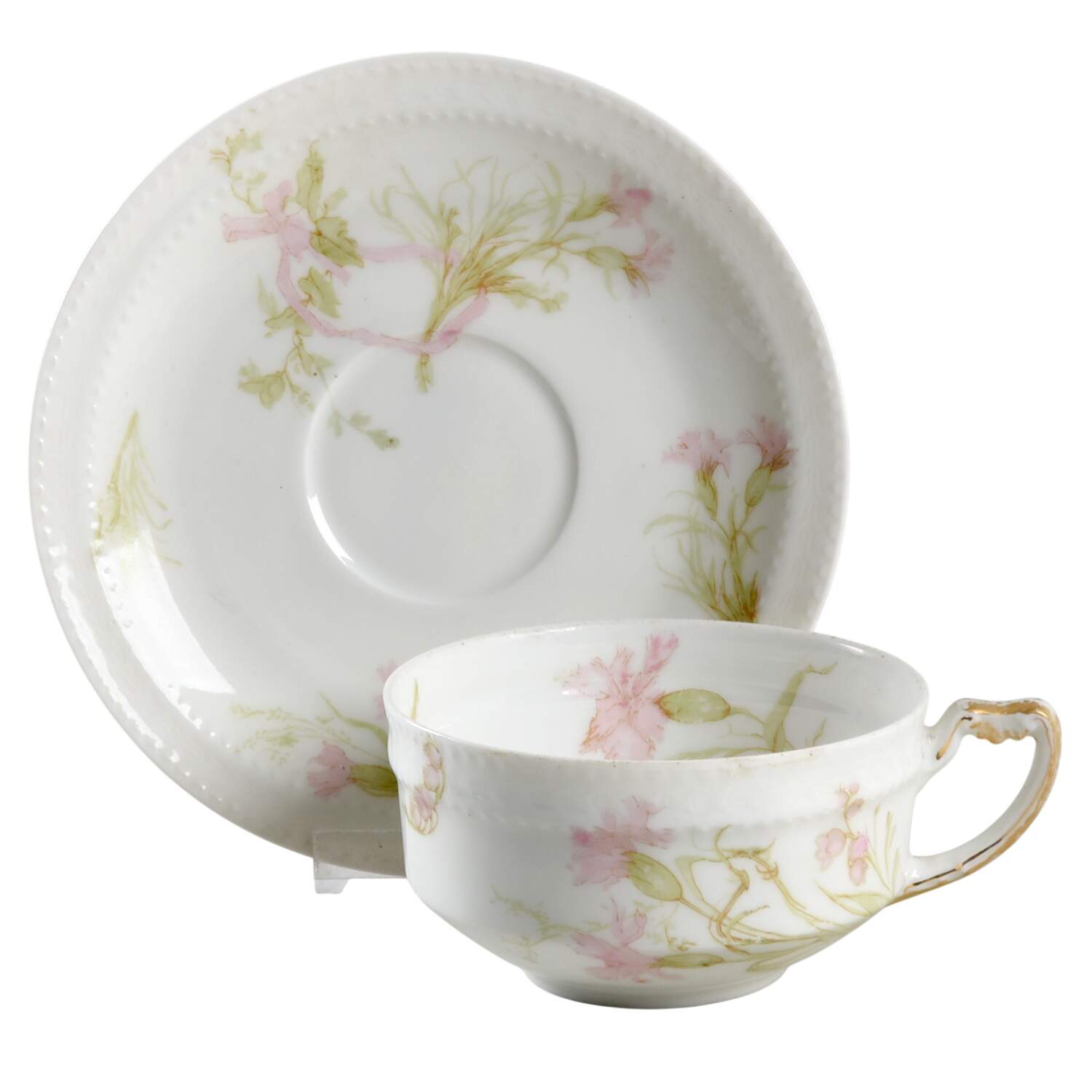 Schleiger 472g Flat Cup & Saucer Set by Haviland-1