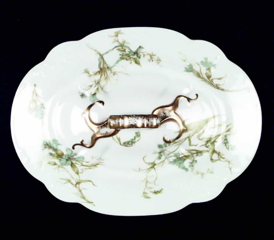Schleiger 472l Lid for Oval Vegetable by Haviland-1