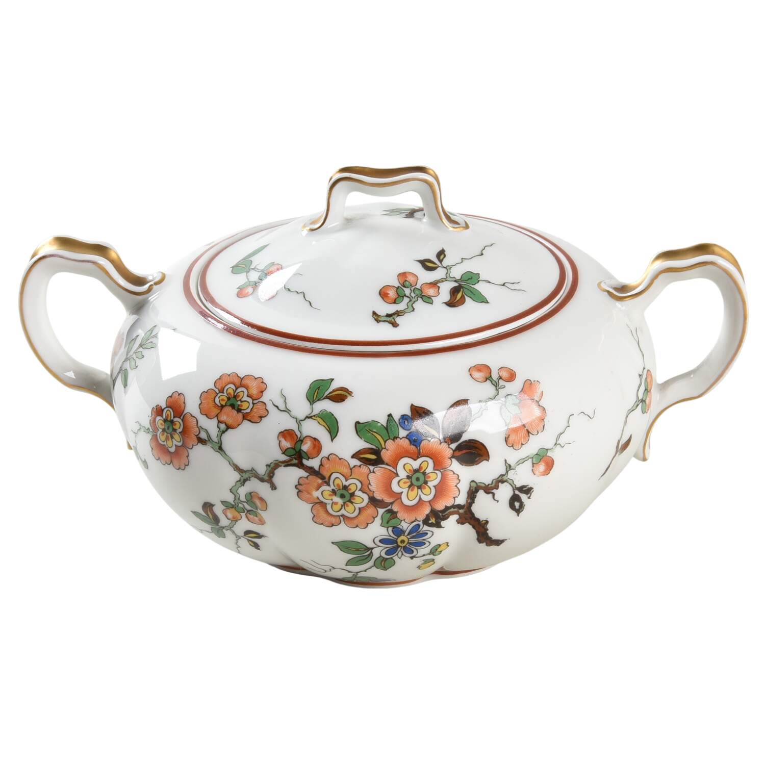 Schleiger 474A Sugar Bowl & Lid by Haviland-1