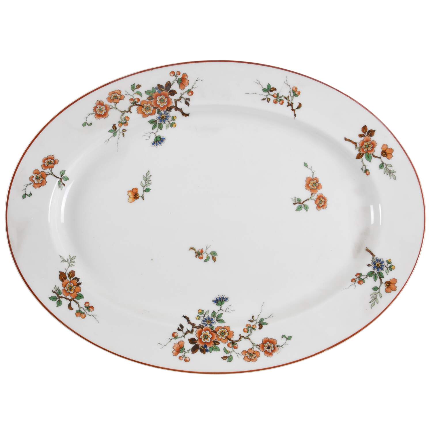 Schleiger 474A 16" Oval Serving Platter by Haviland-1