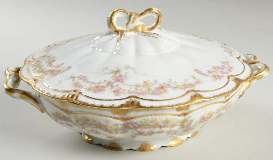 Schleiger 475c Round Covered Vegetable by Haviland-1