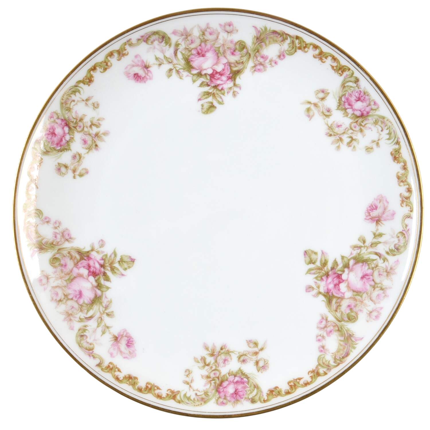 Schleiger 488 Coupe Luncheon Plate by Haviland-1