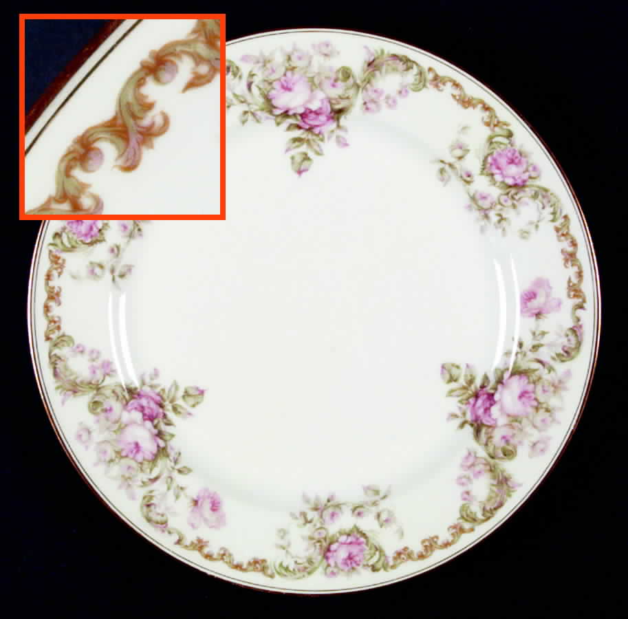 Schleiger 488 Luncheon Plate by Haviland-1