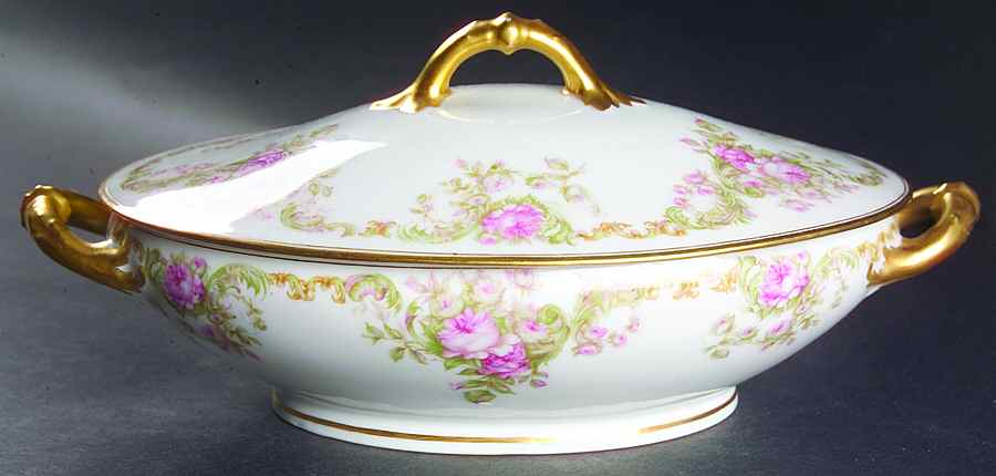 Schleiger 488 Oval Covered Vegetable by Haviland-1
