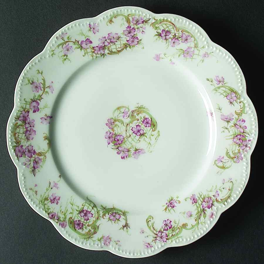 Schleiger 489 Luncheon Plate by Haviland-1