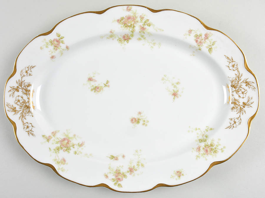 Schleiger 49 14" Oval Serving Platter by Haviland-1