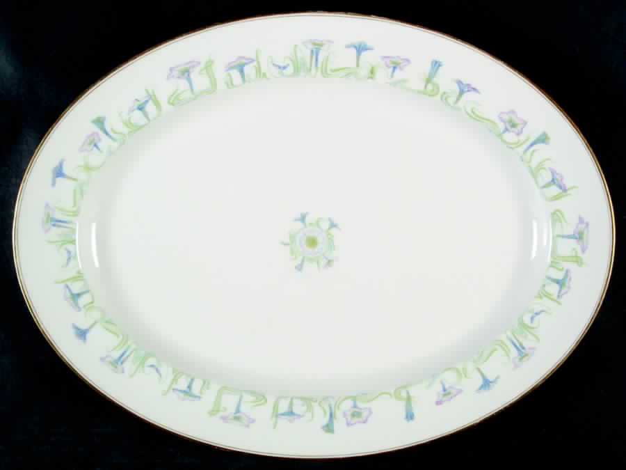 Schleiger 491 16" Oval Serving Platter by Haviland-1