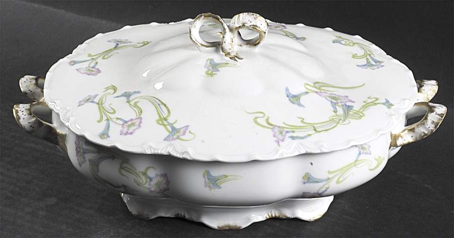 Schleiger 491b Oval Covered Vegetable by Haviland-1