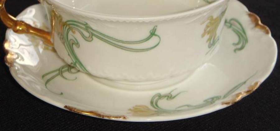 Schleiger 492 Saucer by Haviland-1