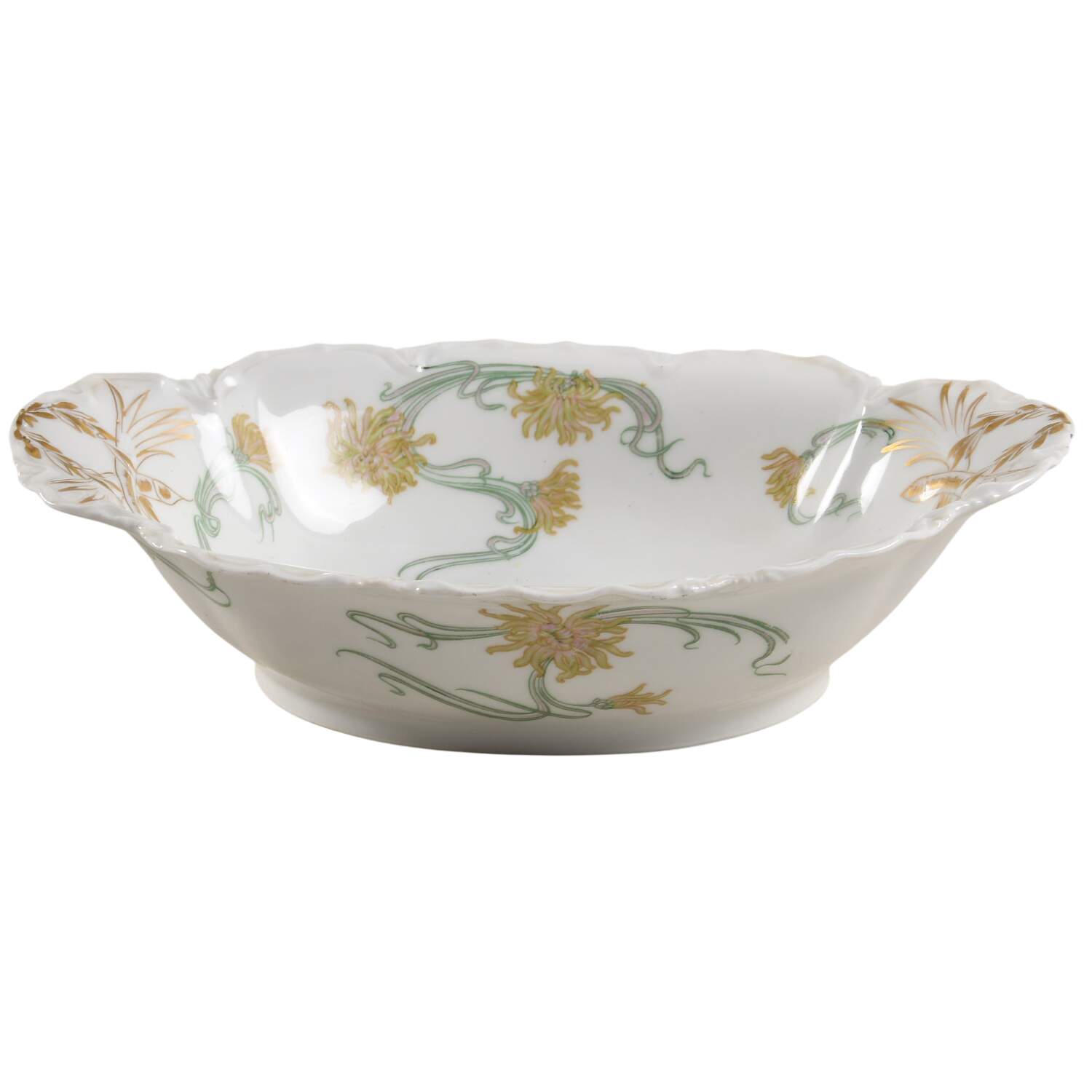 Schleiger 492G 10" Oval Vegetable Bowl by Haviland-1