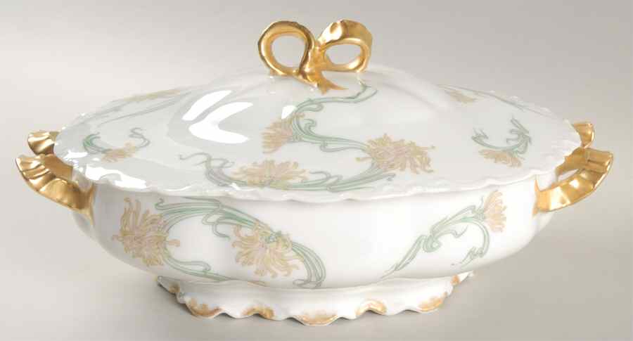 Schleiger 492G Oval Covered Vegetable by Haviland-1