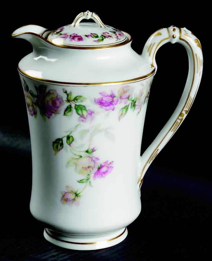 Schleiger 497 Chocolate Pot & Lid by Haviland-1