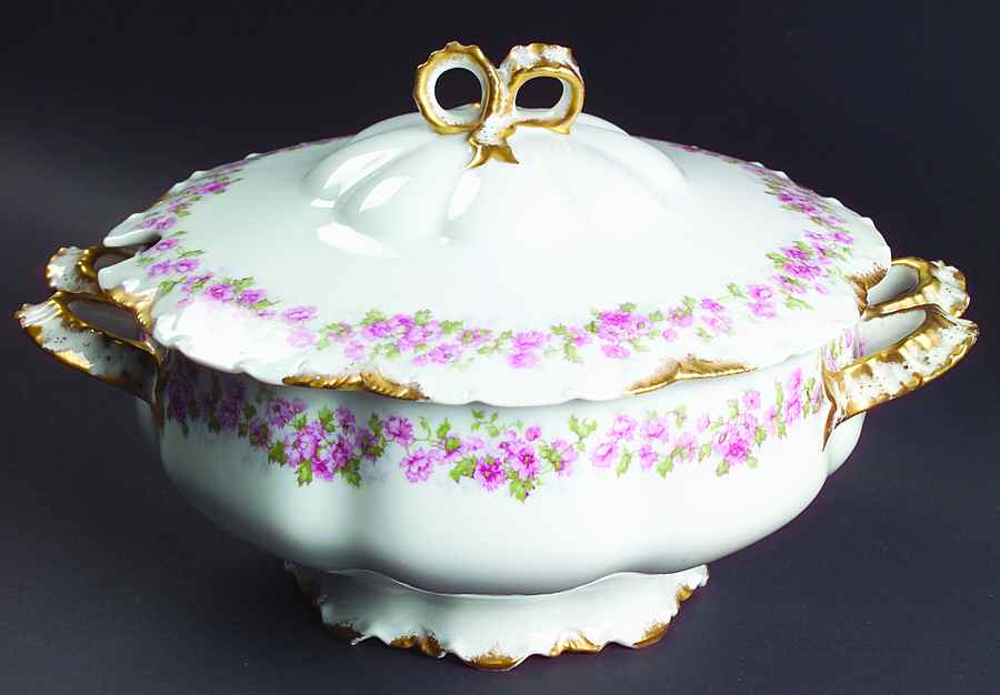 Schleiger 498 Tureen &  Lid by Haviland-1