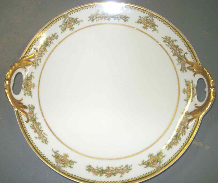 Schleiger 503 Handled Cake Plate by Haviland-1