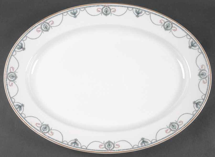 Schleiger 510 16" Oval Serving Platter by Haviland-1