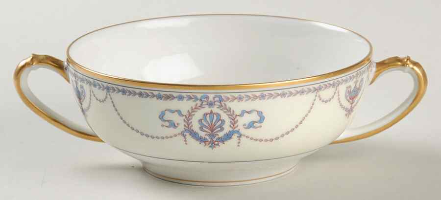 Schleiger 510D Flat Cream Soup Bowl by Haviland-1