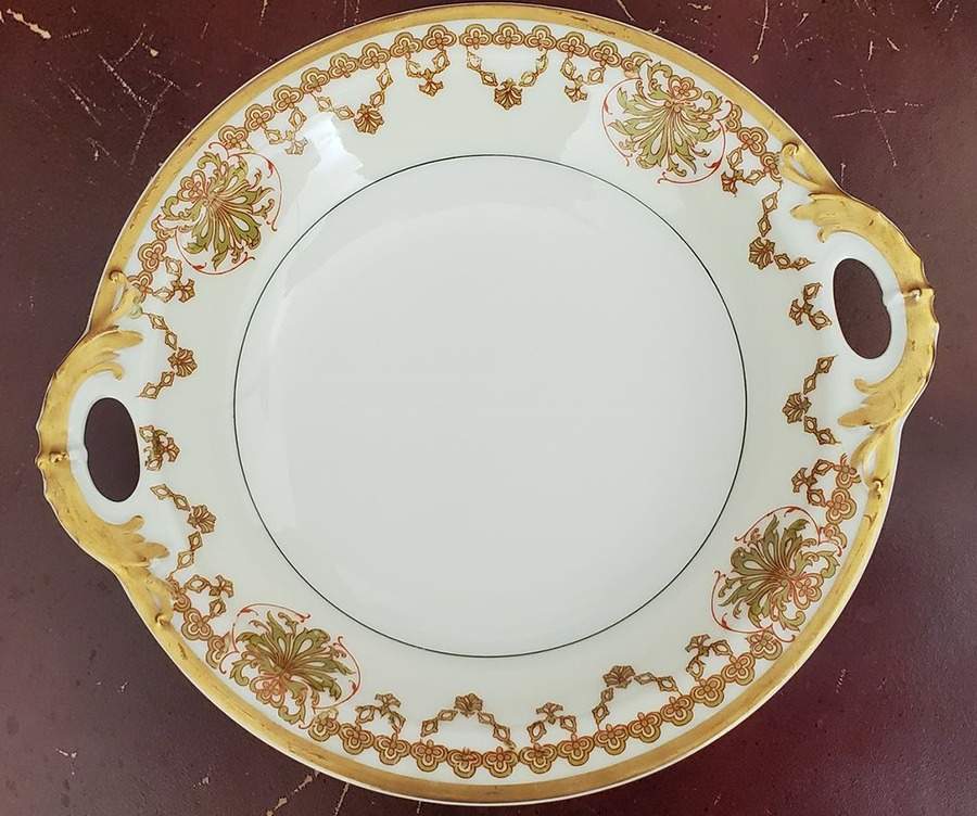 Schleiger 512 Handled Cake Plate by Haviland-1