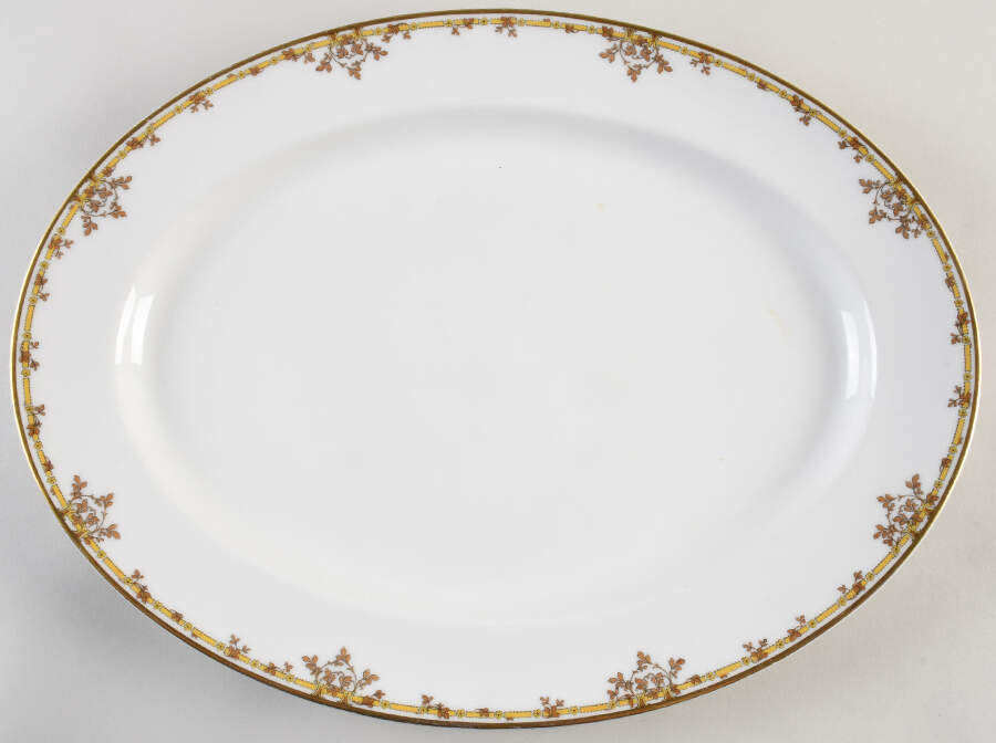 Schleiger 513 16" Oval Serving Platter by Haviland-1