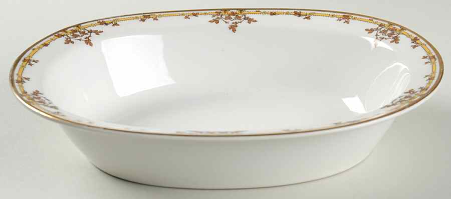 Schleiger 513 10" Oval Vegetable Bowl by Haviland-1