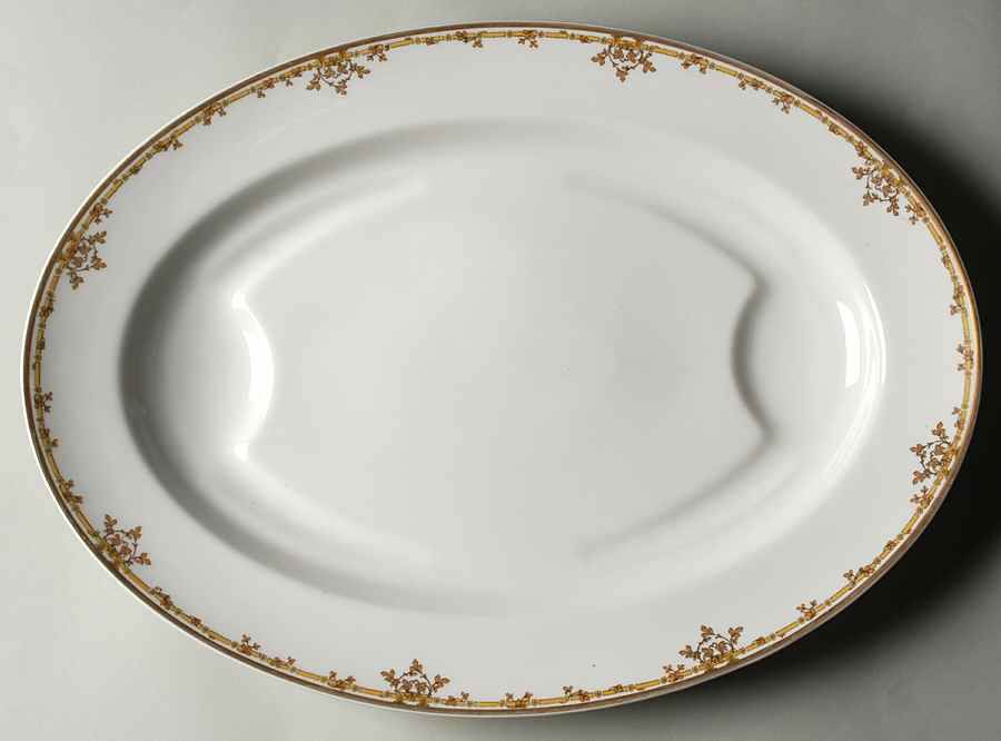 Schleiger 513 18" Oval Serving Platter by Haviland-1