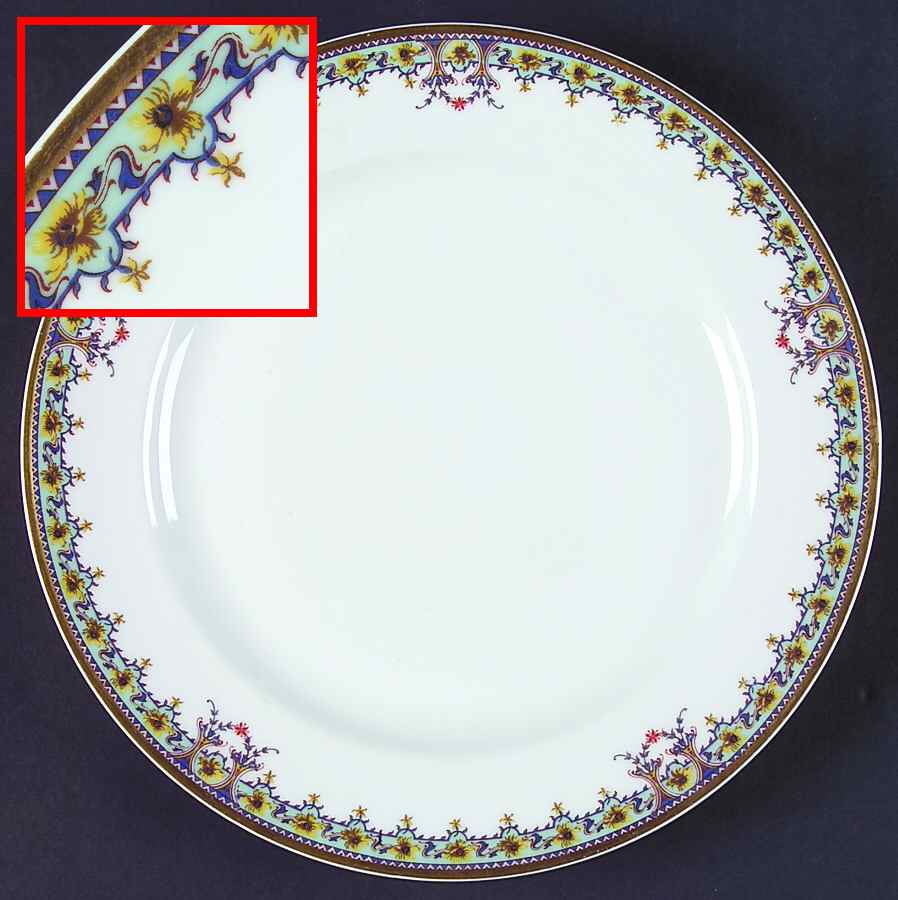 Schleiger 515 Dinner Plate by Haviland-1