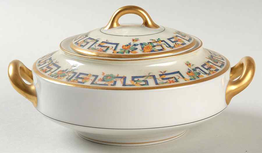 Schleiger 516a Sugar Bowl & Lid by Haviland-1