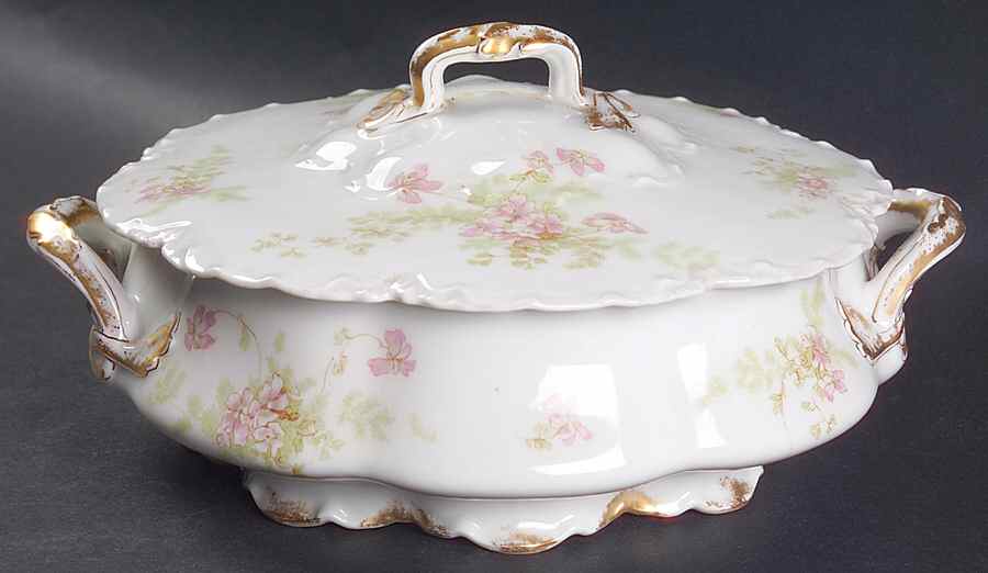 Schleiger 52 Round Covered Vegetable by Haviland-1