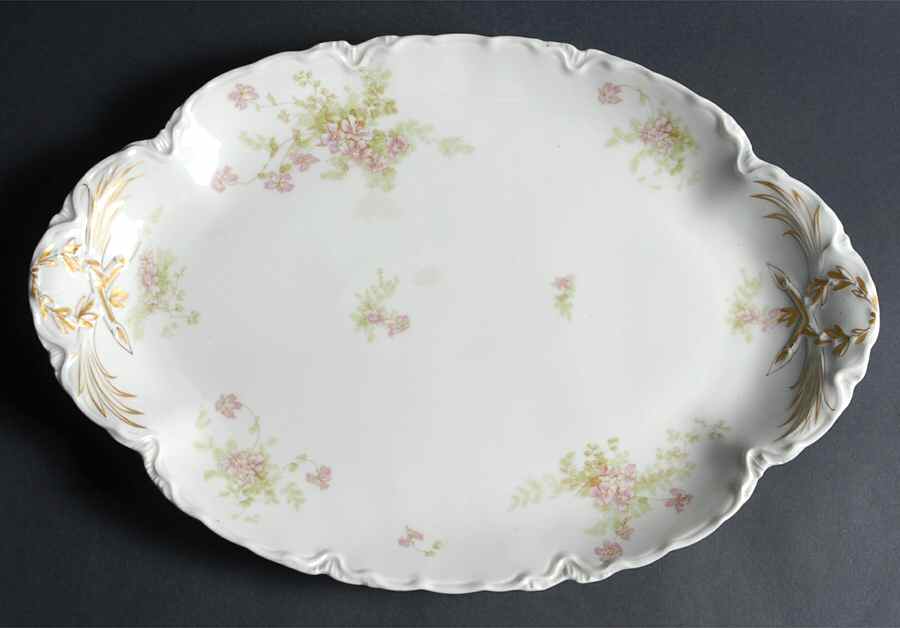 Schleiger 52 16" Oval Serving Platter by Haviland-1