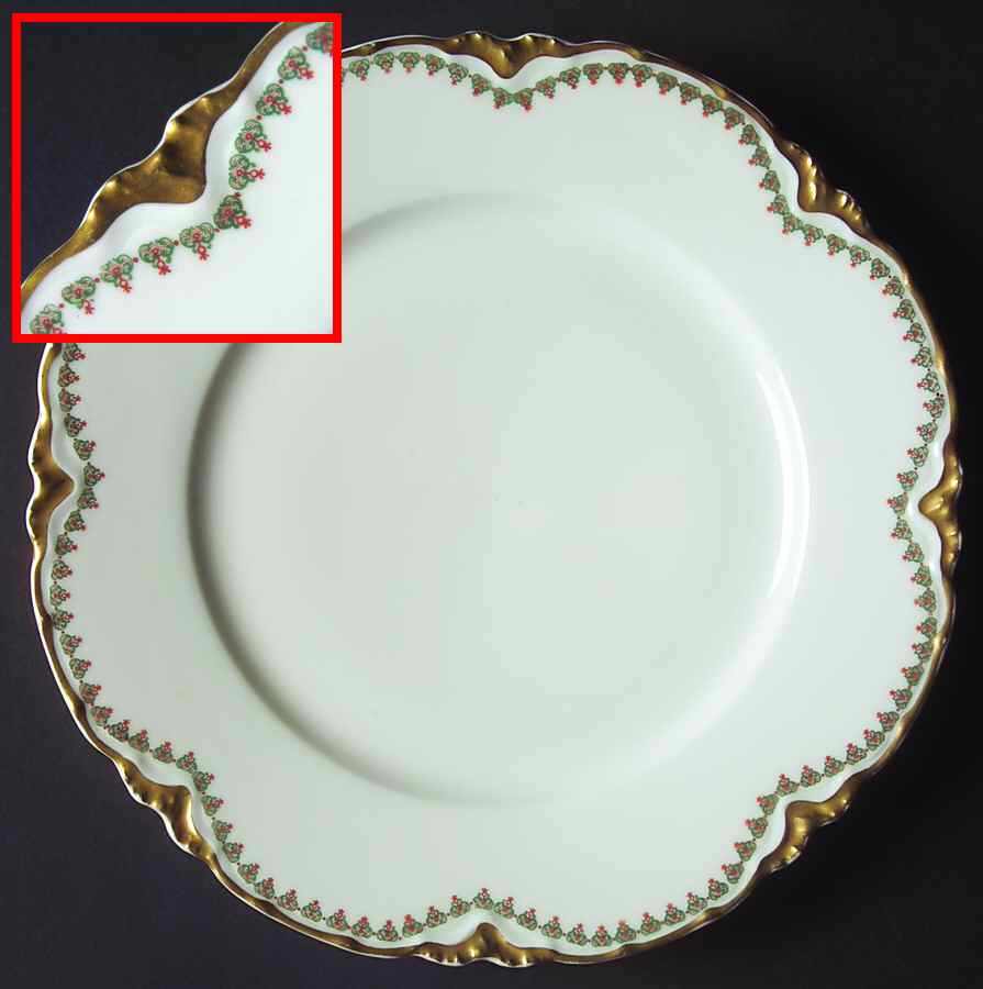 Schleiger 520 Luncheon Plate by Haviland-1